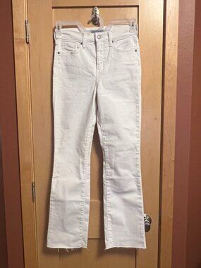 Banana Republic White Denim Jeans: Size 26/2 Tall